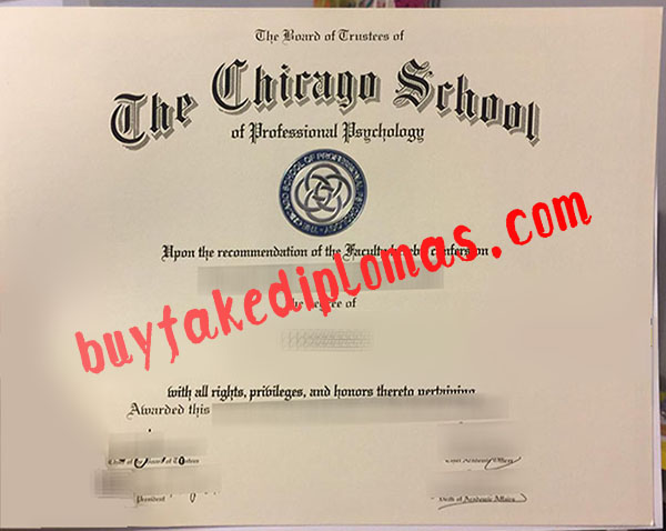 The Chicago School Fake Degree