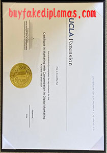 Fake UCLA Extension Certificate