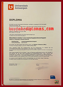 Universiteit Antwerpen Diploma, Buy Fake Universiteit Antwerpen Diploma
