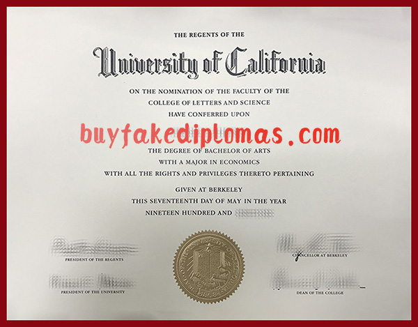 University of California Berkeley Degree, Fake University of California Berkeley Degree