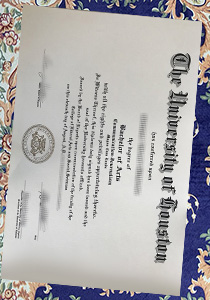Fake University of Houston Diploma