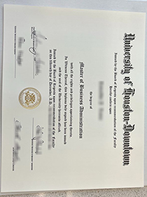 University of Houston Downtown fake diploma