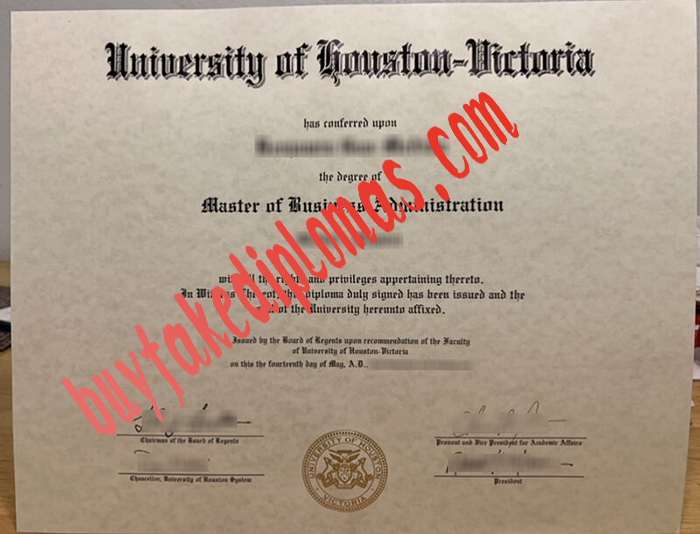 University of Houston Victoria fake diploma