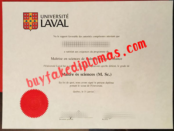Fake University of Laval Degree
