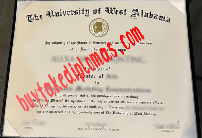 University of West Alabama fake diploma