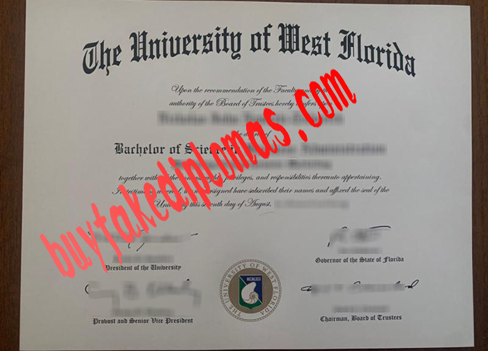 University of West Florida fake diploma