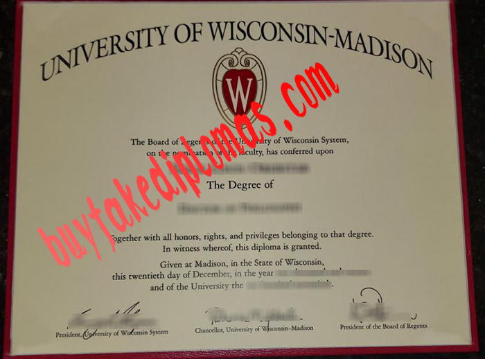 University of Wisconsin Madison fake diploma