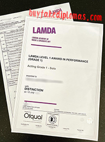 Fake LAMDA certificate