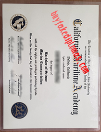 Fake California Maritime Academy Degree