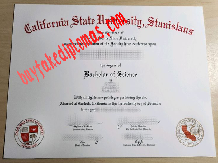 California State University Stanislaus Fake Degree