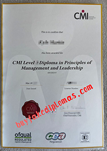 Fake Chartered Management Institute diploma