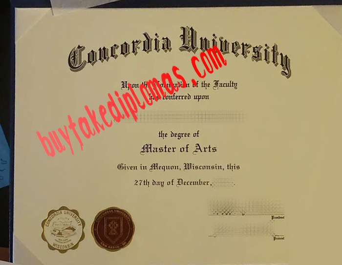 Concordia University-Wisconsin Fake Degree