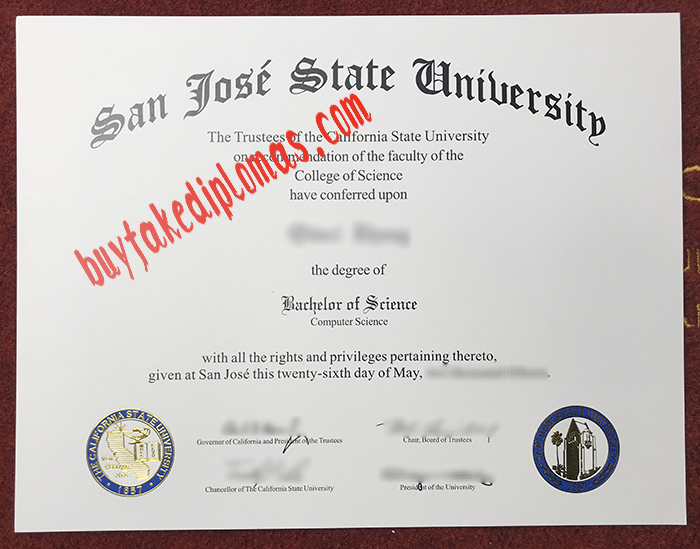 San Jose State University Fake Degree