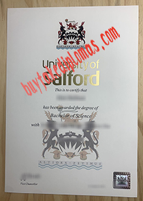 Buy fake degree of University of Salford fake degree.