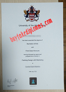 University of the Arts London fake degree