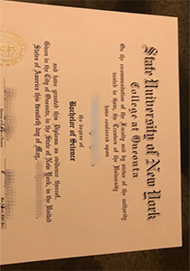 State University of New York College at Oneonta fake diploma