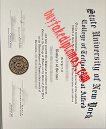 State University of New York College of Technology at Alfred fake degree
