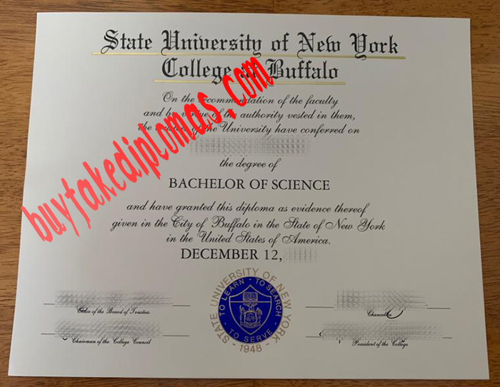 State University of New York at Buffalo fake degree
