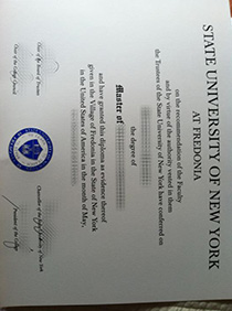 State University of New York at Fredonia fake degree