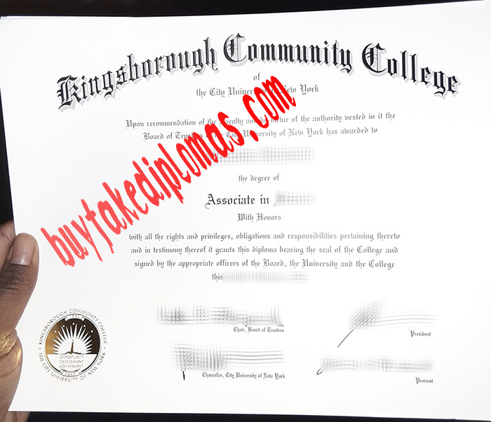 CUNY Kingsborough Community College fake degree