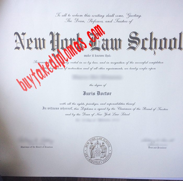 CUNY School of Law fake degree