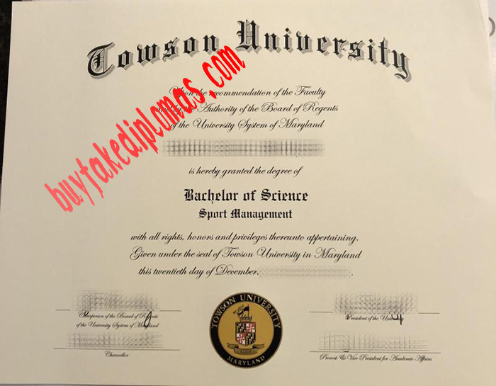 Towson University fake degree