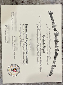 University of Maryland Baltimore Country fake diploma