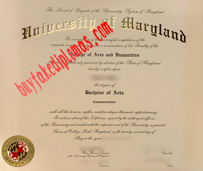 University of Maryland College Park fake degree