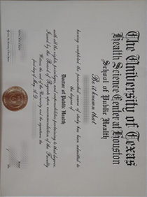 University of Texas Health Science Center at Houston fake diploma