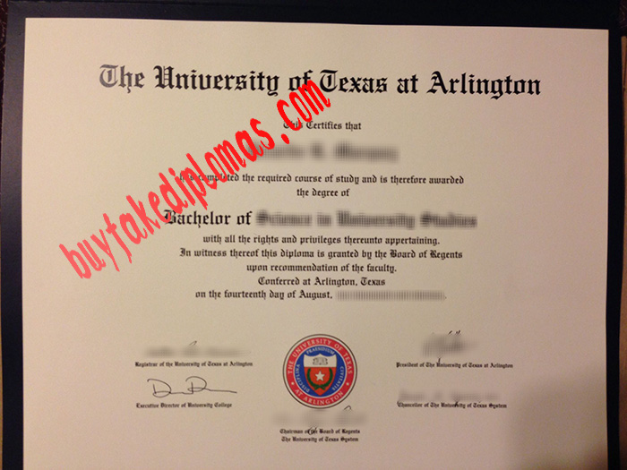 University of Texas at Arlington fake degree