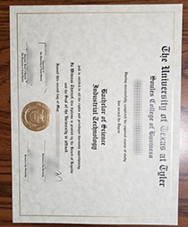University of Texas at Tyler fake diploma