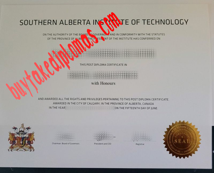 Southern Alberta Institute of Technology fake diploma
