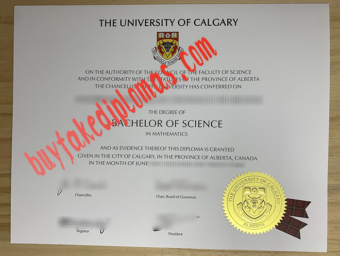 University of Calgary fake diploma