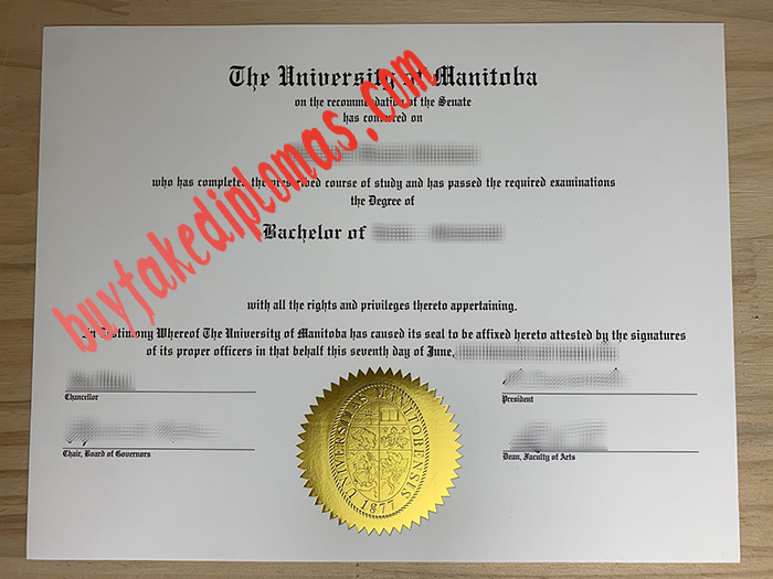 University of Manitoba fake diploma