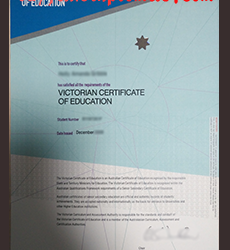 How can buy Victoria Certificate of Education fake certificate easily?