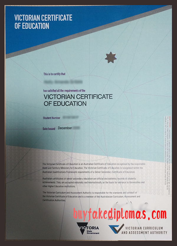 VCE fake Certificate