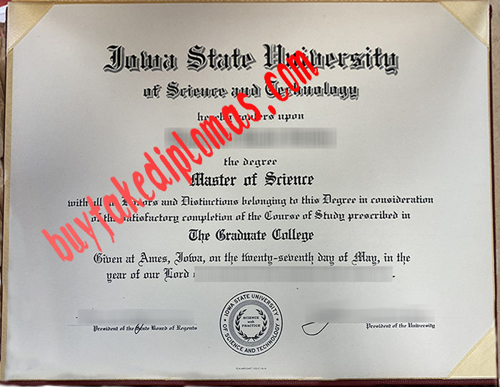 Iowa State University fake diploma