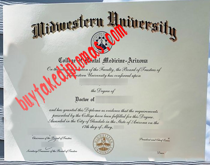 Midwestern University fake diploma