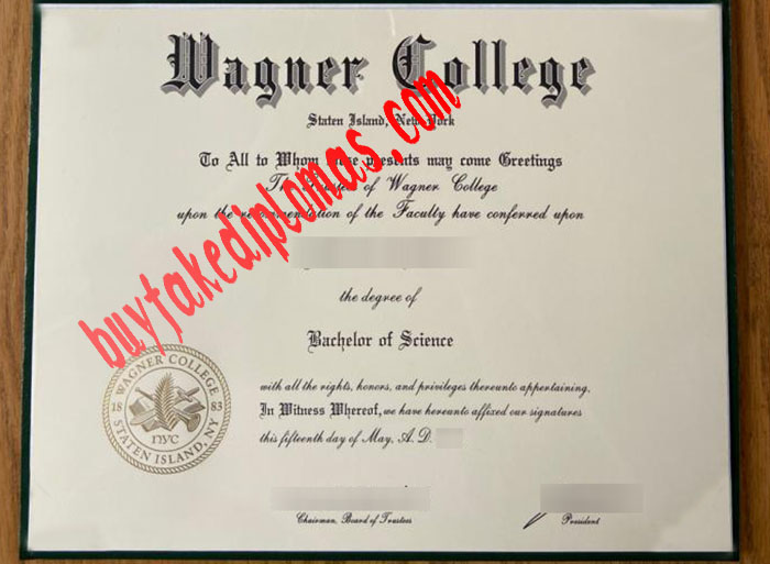 Wagner College fake diploma